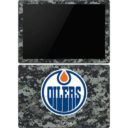 NHL Edmonton Oilers Camo Surface Pro 6 Skin