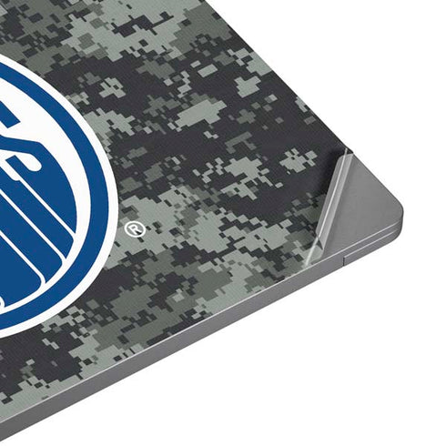 NHL Edmonton Oilers Camo Laptop Skins