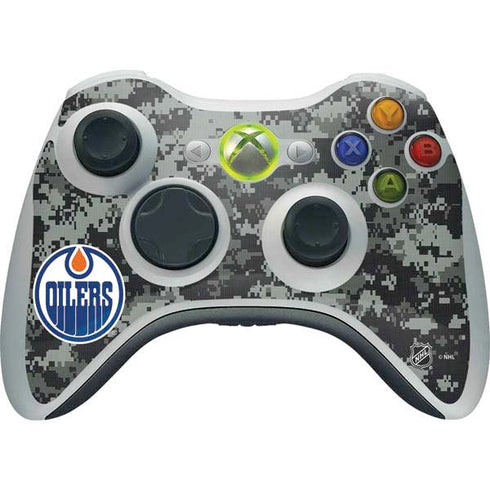 NHL Edmonton Oilers Camo Xbox 360 Wireless Controller Skin