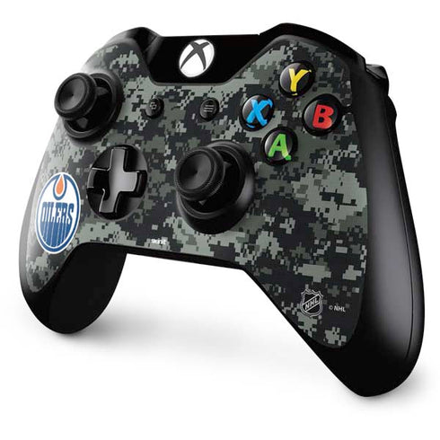 NHL Edmonton Oilers Camo Xbox One Controller Skin