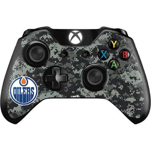 NHL Edmonton Oilers Camo Xbox One Controller Skin