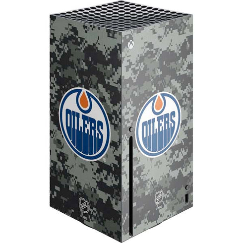 NHL Edmonton Oilers Camo Xbox Series X Skins