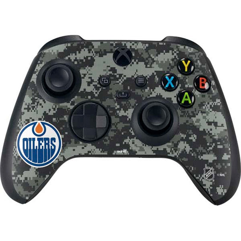 NHL Edmonton Oilers Camo XBox Series X Digital Edition Bundle Skin