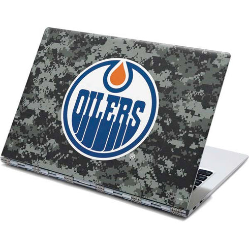 NHL Edmonton Oilers Camo Yoga 910 2-in-1 14in Touch-Screen Skin