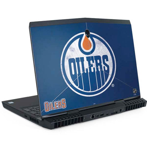 NHL Edmonton Oilers Distressed Dell Alienware Skin