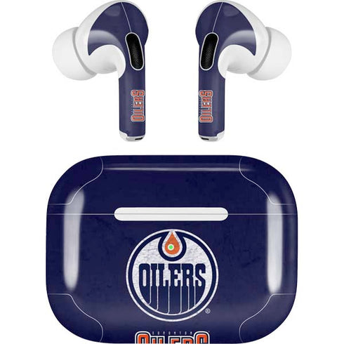 NHL Edmonton Oilers Distressed AirPods Skins