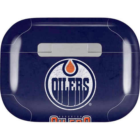 NHL Edmonton Oilers Distressed AirPods Skins