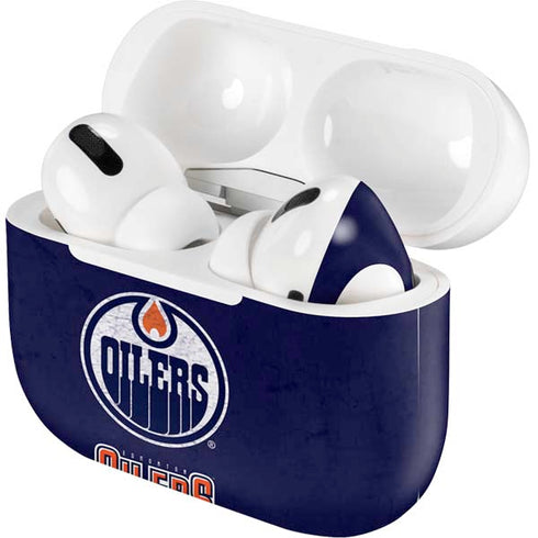 NHL Edmonton Oilers Distressed AirPods Skins