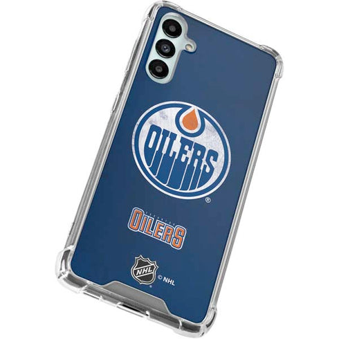 NHL Edmonton Oilers Distressed Gabb Phone 4 Clear Case