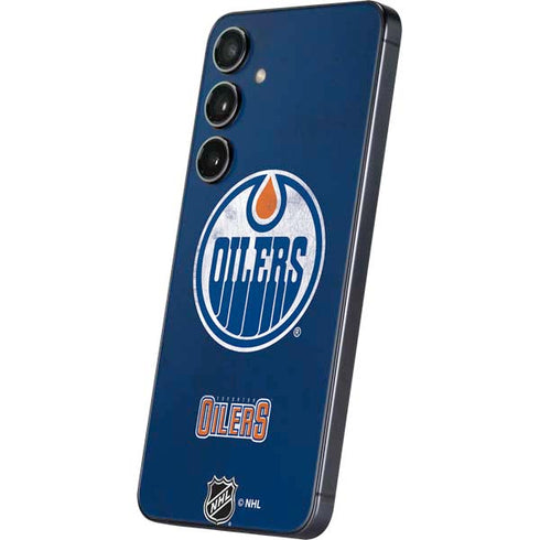 NHL Edmonton Oilers Distressed Galaxy A16 5G Skin
