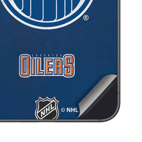NHL Edmonton Oilers Distressed Galaxy A16 5G Skin