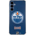 NHL Edmonton Oilers Distressed Galaxy A35 5G Clear Case