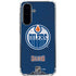 NHL Edmonton Oilers Distressed Galaxy A36 5G Clear Case