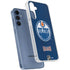 NHL Edmonton Oilers Distressed Galaxy A55 5G Clear Case