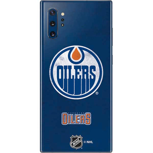 NHL Edmonton Oilers Distressed Galaxy Note 10 Plus Skin