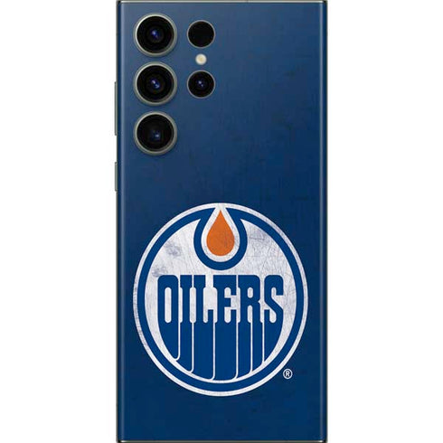 NHL Edmonton Oilers Distressed Galaxy Skins