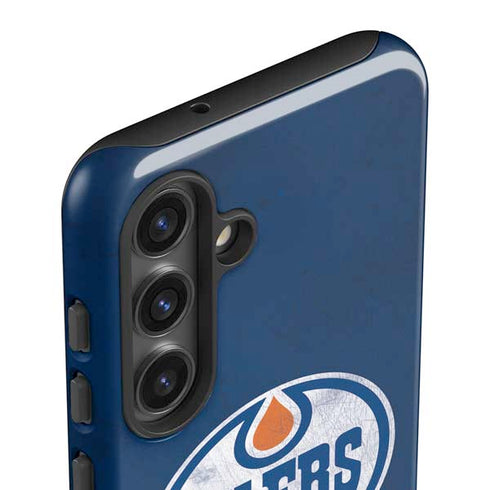NHL Edmonton Oilers Distressed Galaxy S25 Impact Case