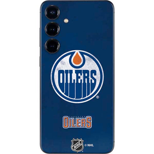 NHL Edmonton Oilers Distressed Galaxy S24 Skin
