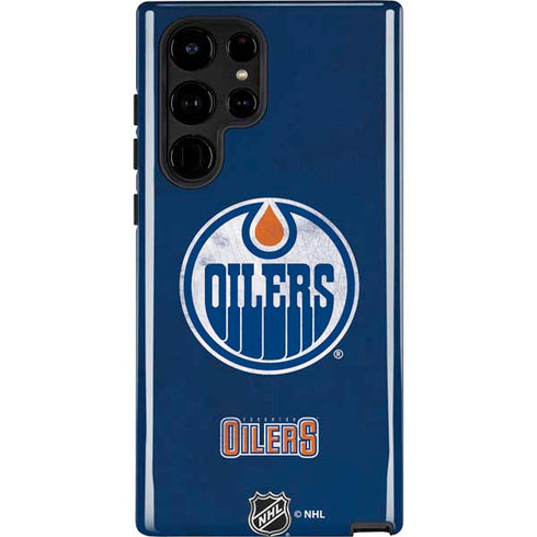 NHL Edmonton Oilers Distressed Galaxy S25 Ultra Impact Case