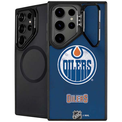 NHL Edmonton Oilers Distressed Galaxy S24 Ultra Kickstand Case