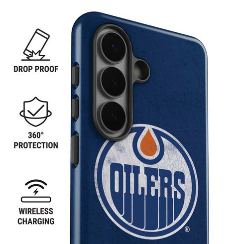 NHL Edmonton Oilers Distressed Galaxy S26 Impact Case