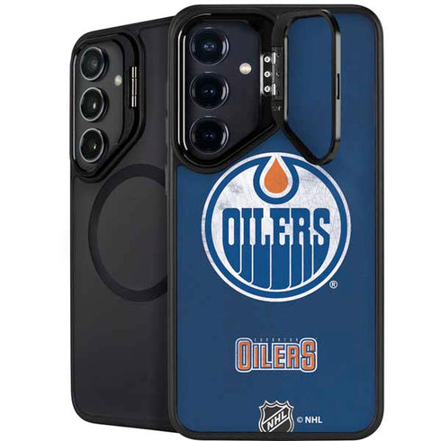 NHL Edmonton Oilers Distressed Galaxy S26 Plus Kickstand Case
