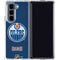NHL Edmonton Oilers Distressed Galaxy Z Fold5 5G Clear Case
