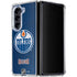 NHL Edmonton Oilers Distressed Galaxy Z Fold5 5G Clear Case