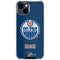 NHL Edmonton Oilers Distressed iPhone 15 Clear Case
