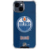 NHL Edmonton Oilers Distressed iPhone 15 Clear Case