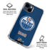 NHL Edmonton Oilers Distressed iPhone 15 Clear Case