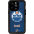 NHL Edmonton Oilers Distressed iPhone 15 Pro Waterproof Case