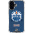 NHL Edmonton Oilers Distressed iPhone 16 Clear Case