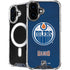 NHL Edmonton Oilers Distressed iPhone 16 MagSafe Case