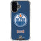 NHL Edmonton Oilers Distressed iPhone 16 Plus Clear Case