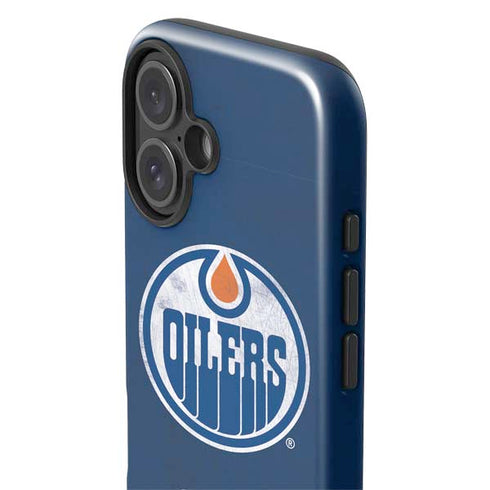 NHL Edmonton Oilers Distressed iPhone 16 Plus Impact Case
