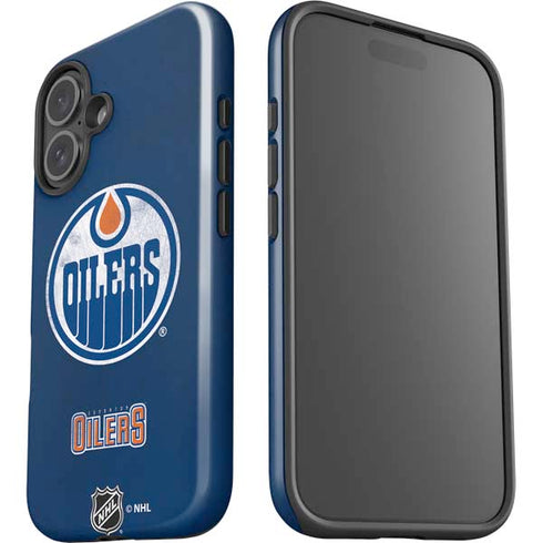 NHL Edmonton Oilers Distressed iPhone 16 Plus Impact Case