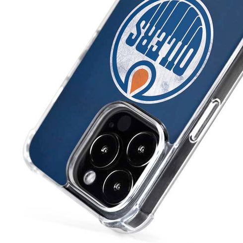 NHL Edmonton Oilers Distressed iPhone 16 Pro Max MagSafe Case