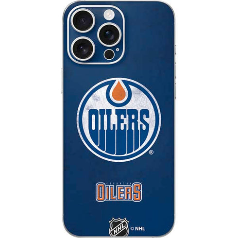 NHL Edmonton Oilers Distressed iPhone 16 Pro Max Skin