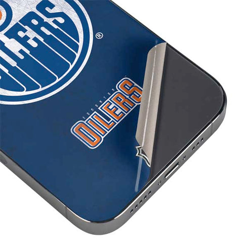 NHL Edmonton Oilers Distressed iPhone 16 Pro Skin