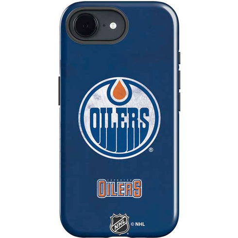 NHL Edmonton Oilers Distressed iPhone 16e Impact Case
