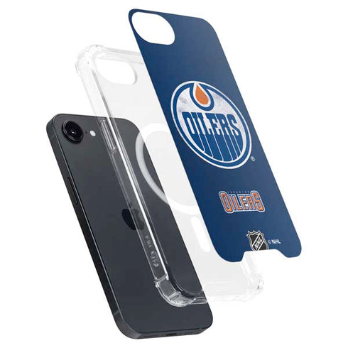 NHL Edmonton Oilers Distressed iPhone 16e MagSafe Case