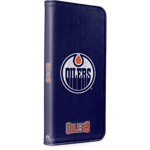 NHL Edmonton Oilers Distressed iPhone 8 Folio Case