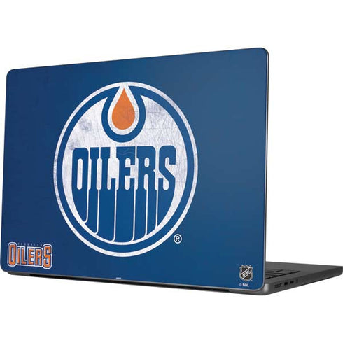 NHL Edmonton Oilers Distressed Apple MacBook Pro 14-inch Skin