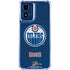 NHL Edmonton Oilers Distressed Moto G 5G (2024) Clear Case