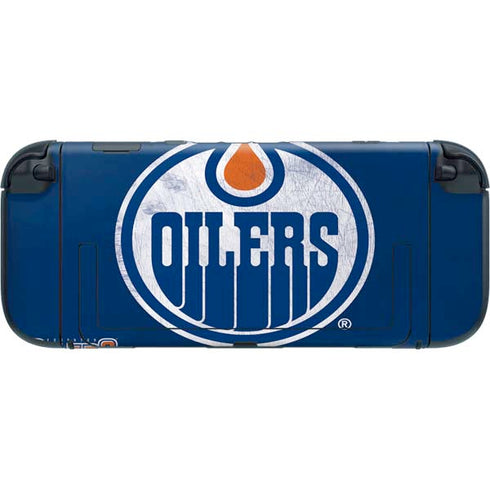 NHL Edmonton Oilers Distressed Nintendo Switch 2 (2025) with Joy-Con Skin