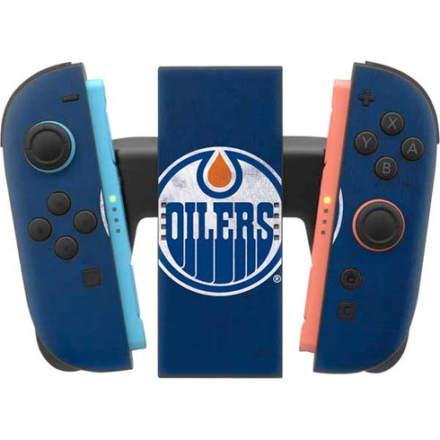 NHL Edmonton Oilers Distressed Nintendo Switch 2 (2025) Joy-Con Controller Skin