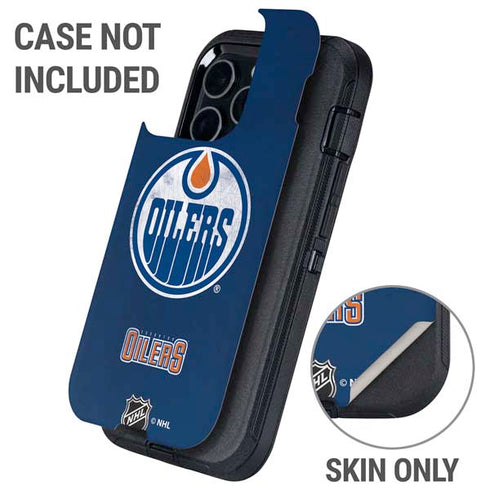 NHL Edmonton Oilers Distressed Otterbox Defender iPhone Skin
