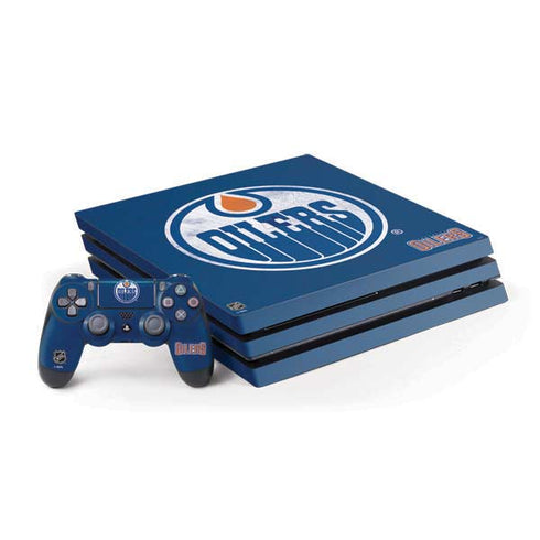 NHL Edmonton Oilers Distressed PlayStation PS4 Skins