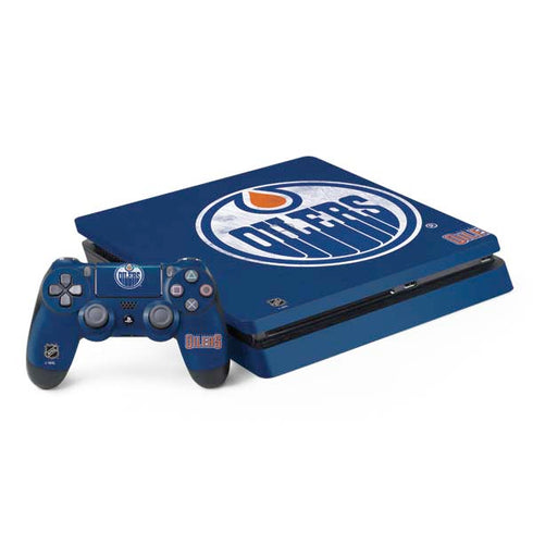 NHL Edmonton Oilers Distressed PlayStation PS4 Skins